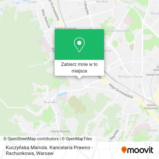 Mapa Kuczyńska Mariola. Kancelaria Prawno - Rachunkowa