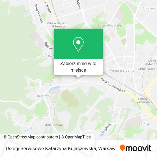 Mapa Usługi Serwisowe Katarzyna Kujaszewska