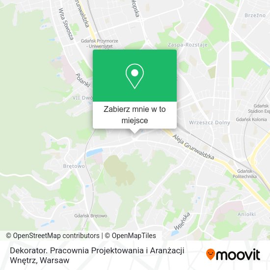 Mapa Dekorator. Pracownia Projektowania i Aranżacji Wnętrz