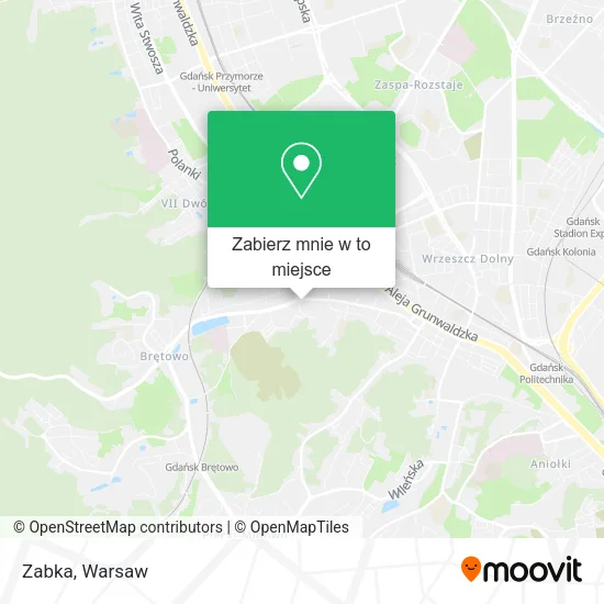 Mapa Zabka
