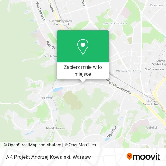 Mapa AK Projekt Andrzej Kowalski