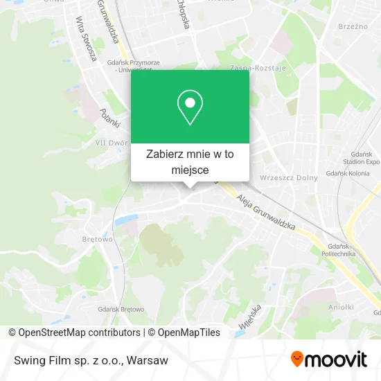 Mapa Swing Film sp. z o.o.