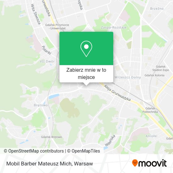 Mapa Mobil Barber Mateusz Mich