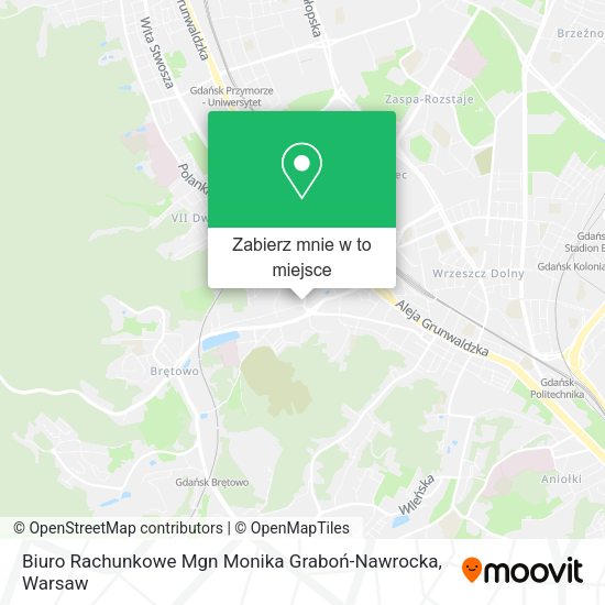 Mapa Biuro Rachunkowe Mgn Monika Graboń-Nawrocka