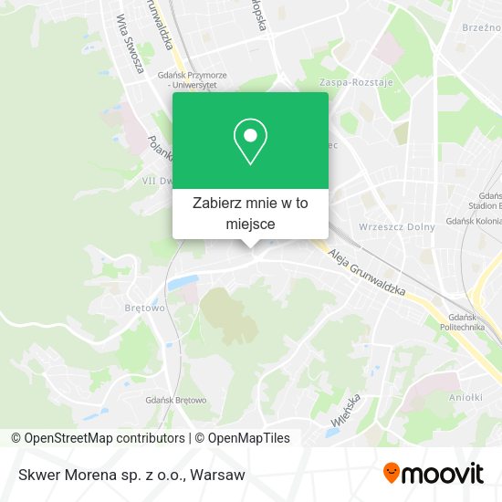 Mapa Skwer Morena sp. z o.o.