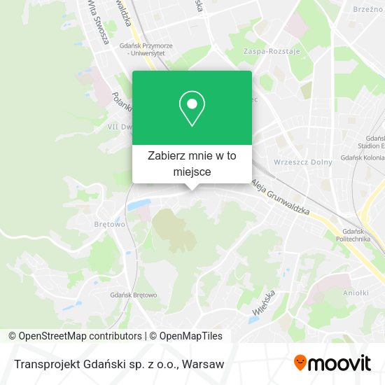 Mapa Transprojekt Gdański sp. z o.o.