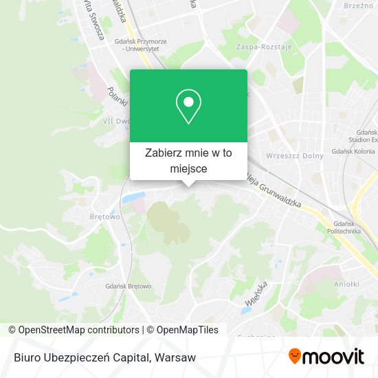 Mapa Biuro Ubezpieczeń Capital