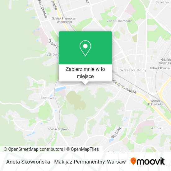 Mapa Aneta Skowrońska - Makijaż Permanentny