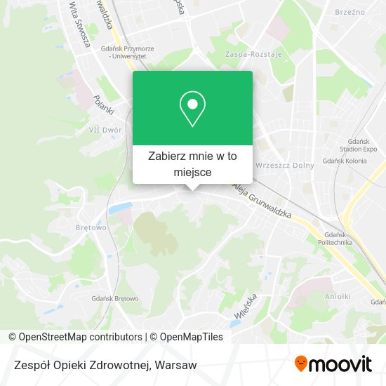 Mapa Zespół Opieki Zdrowotnej