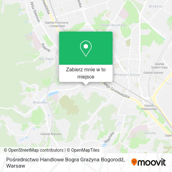 Mapa Pośrednictwo Handlowe Bogra Grażyna Bogorodź