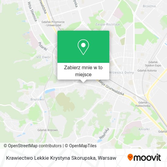 Mapa Krawiectwo Lekkie Krystyna Skorupska