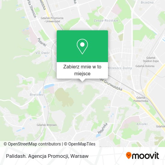 Mapa Palidash. Agencja Promocji