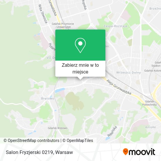 Mapa Salon Fryzjerski 0219