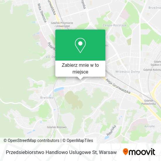 Mapa Przedsiebiorstwo Handlowo Uslugowe St