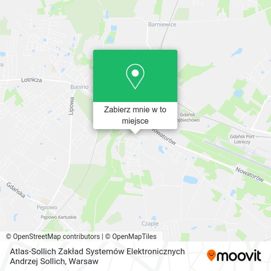 Mapa Atlas-Sollich Zakład Systemów Elektronicznych Andrzej Sollich