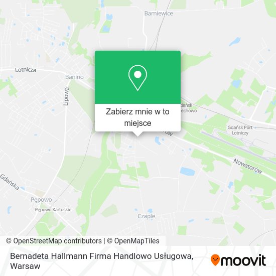 Mapa Bernadeta Hallmann Firma Handlowo Usługowa