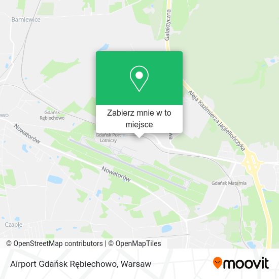 Mapa Airport Gdańsk Rębiechowo