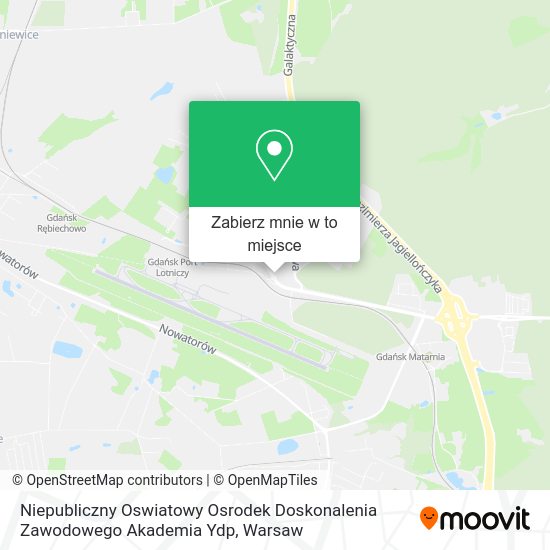 Mapa Niepubliczny Oswiatowy Osrodek Doskonalenia Zawodowego Akademia Ydp