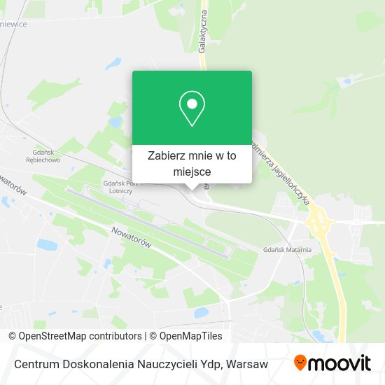 Mapa Centrum Doskonalenia Nauczycieli Ydp