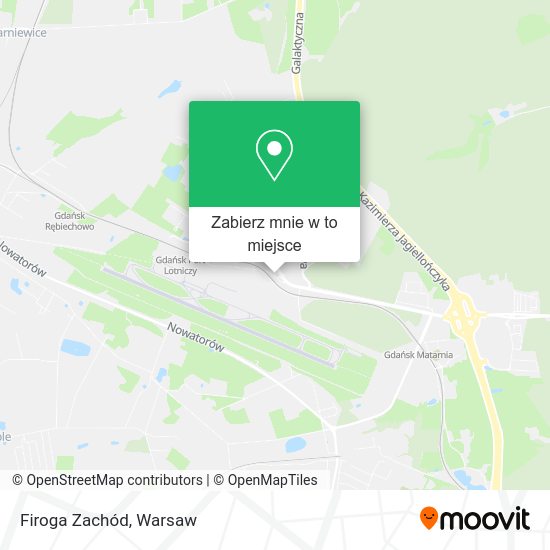 Mapa Firoga Zachód