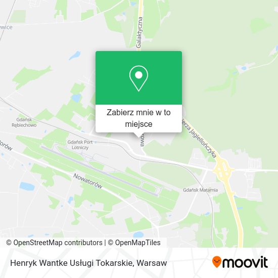 Mapa Henryk Wantke Usługi Tokarskie