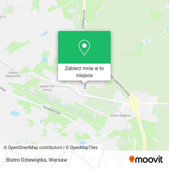 Mapa Bistro Dziewiątka