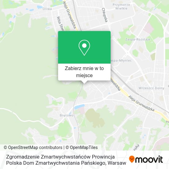 Mapa Zgromadzenie Zmartwychwstańców Prowincja Polska Dom Zmartwychwstania Pańskiego