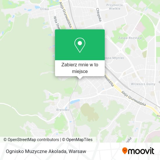 Mapa Ognisko Muzyczne Akolada