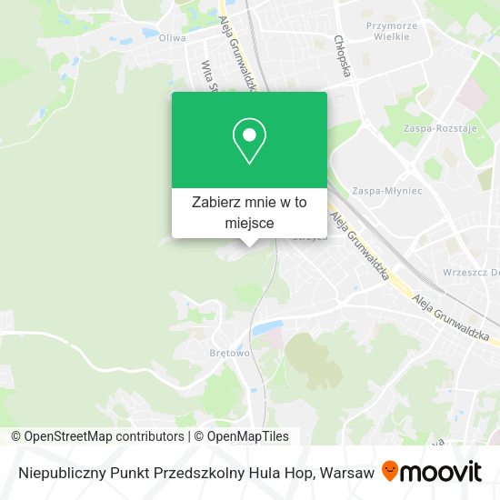 Mapa Niepubliczny Punkt Przedszkolny Hula Hop