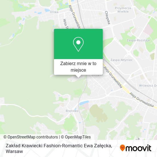 Mapa Zakład Krawiecki Fashion-Romantic Ewa Załęcka