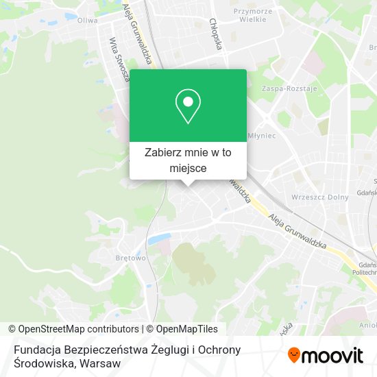 Mapa Fundacja Bezpieczeństwa Żeglugi i Ochrony Środowiska