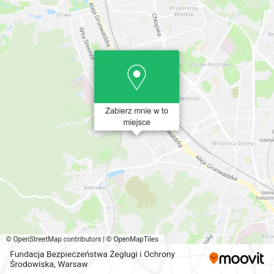 Mapa Fundacja Bezpieczeństwa Żeglugi i Ochrony Środowiska