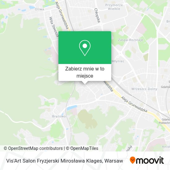 Mapa Vis'Art Salon Fryzjerski Mirosława Klages