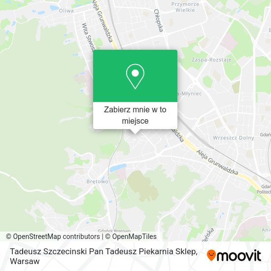 Mapa Tadeusz Szczecinski Pan Tadeusz Piekarnia Sklep