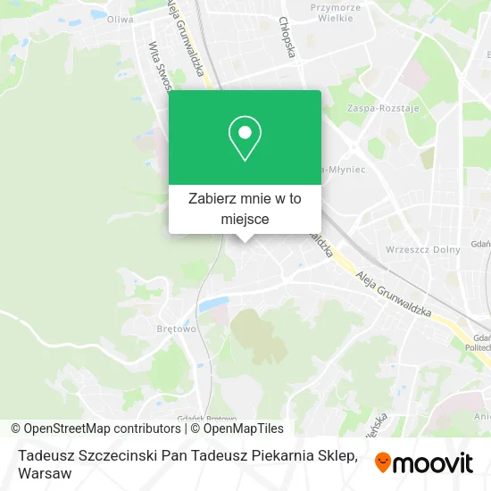 Mapa Tadeusz Szczecinski Pan Tadeusz Piekarnia Sklep