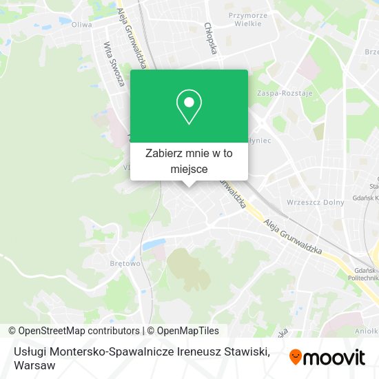 Mapa Usługi Montersko-Spawalnicze Ireneusz Stawiski