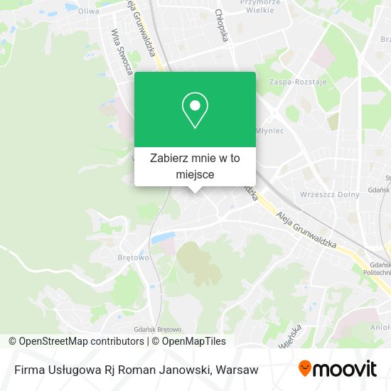 Mapa Firma Usługowa Rj Roman Janowski