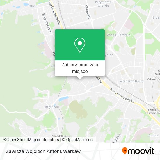 Mapa Zawisza Wojciech Antoni