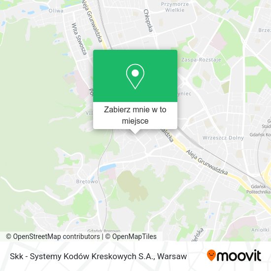 Mapa Skk - Systemy Kodów Kreskowych S.A.