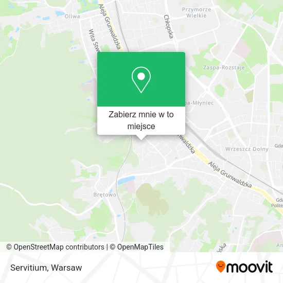 Mapa Servitium