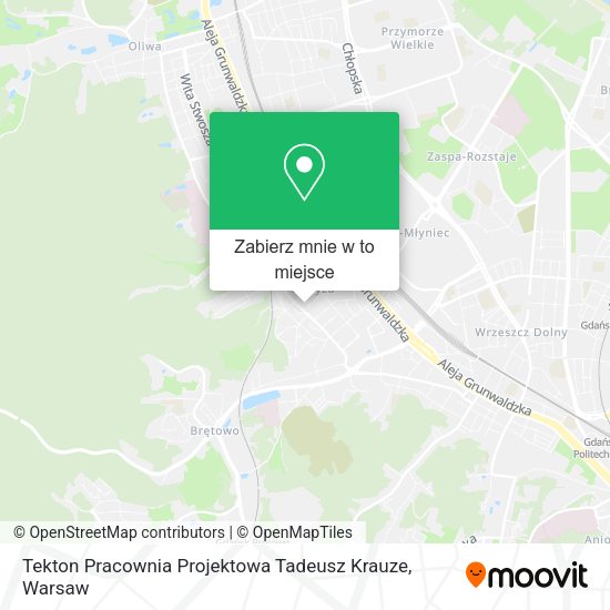 Mapa Tekton Pracownia Projektowa Tadeusz Krauze