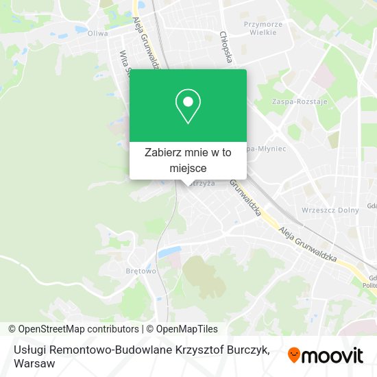 Mapa Usługi Remontowo-Budowlane Krzysztof Burczyk