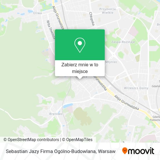 Mapa Sebastian Jazy Firma Ogólno-Budowlana