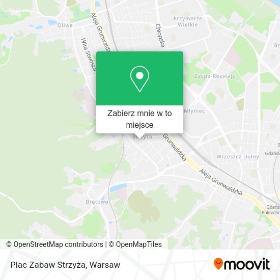 Mapa Plac Zabaw Strzyża