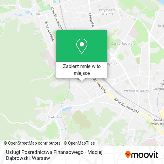 Mapa Usługi Pośrednictwa Finansowego - Maciej Dąbrowski