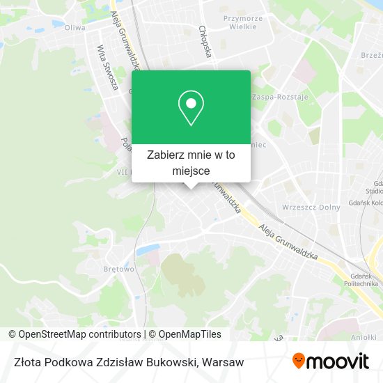 Mapa Złota Podkowa Zdzisław Bukowski