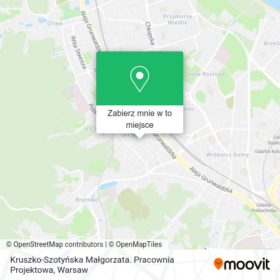 Mapa Kruszko-Szotyńska Małgorzata. Pracownia Projektowa