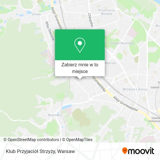 Mapa Klub Przyjaciół Strzyży