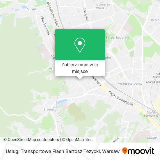 Mapa Uslugi Transportowe Flash Bartosz Tezycki