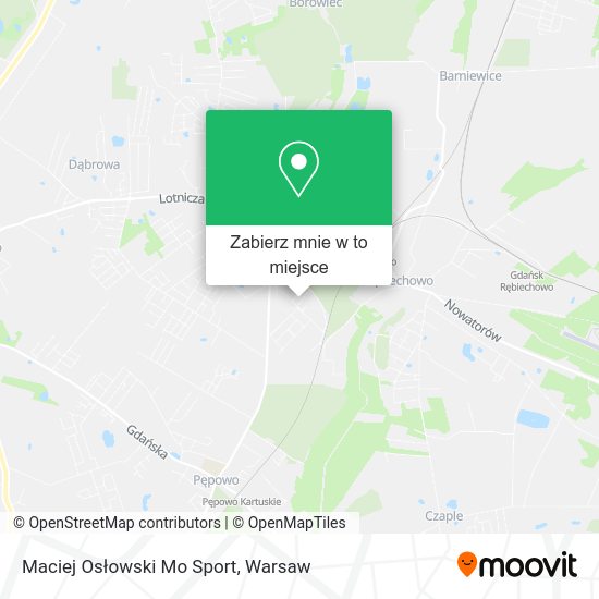 Mapa Maciej Osłowski Mo Sport